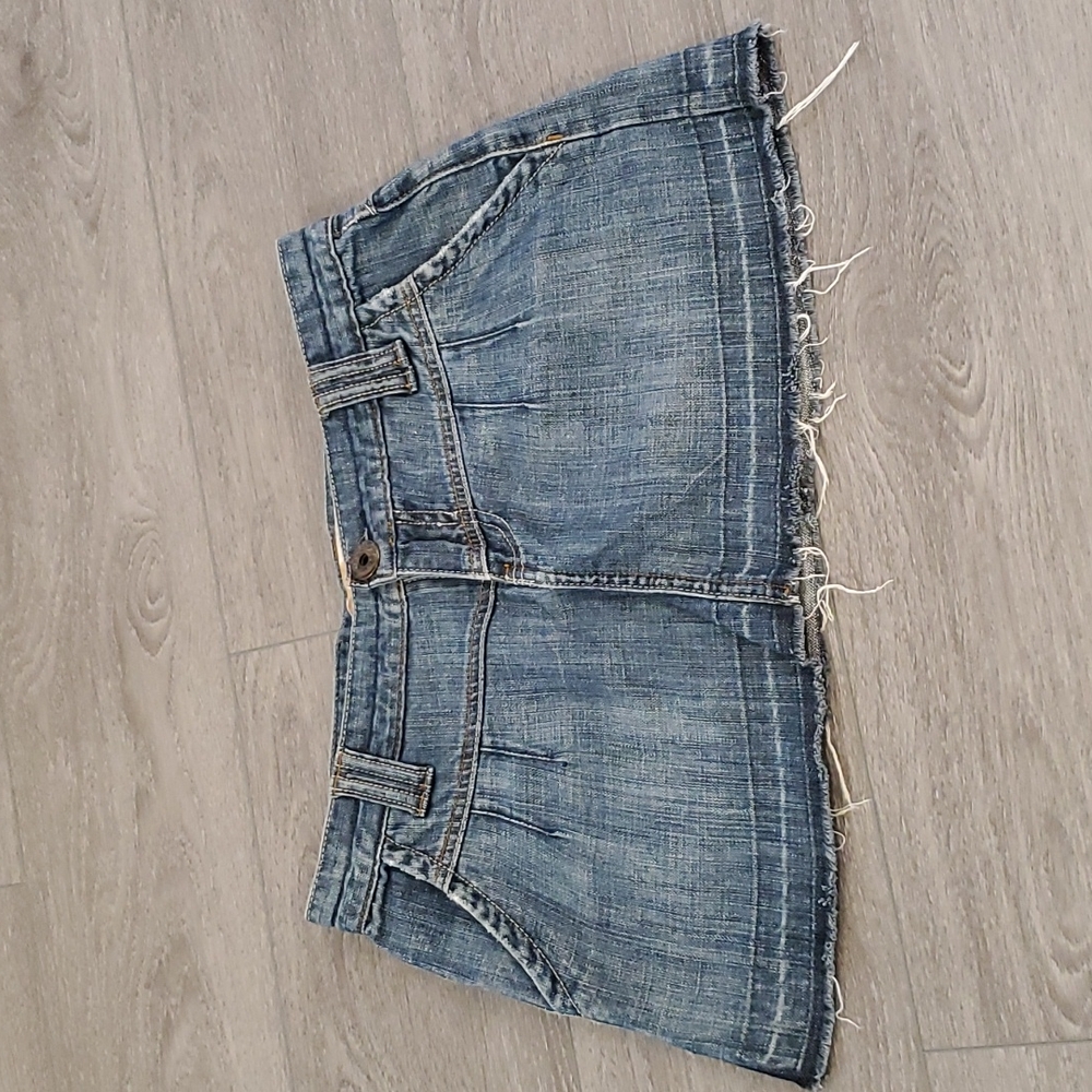 EUC Roxy Jean Mini Skirt
